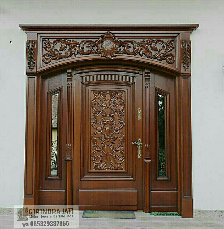 Detail Pintu Rumah Ukiran Nomer 3