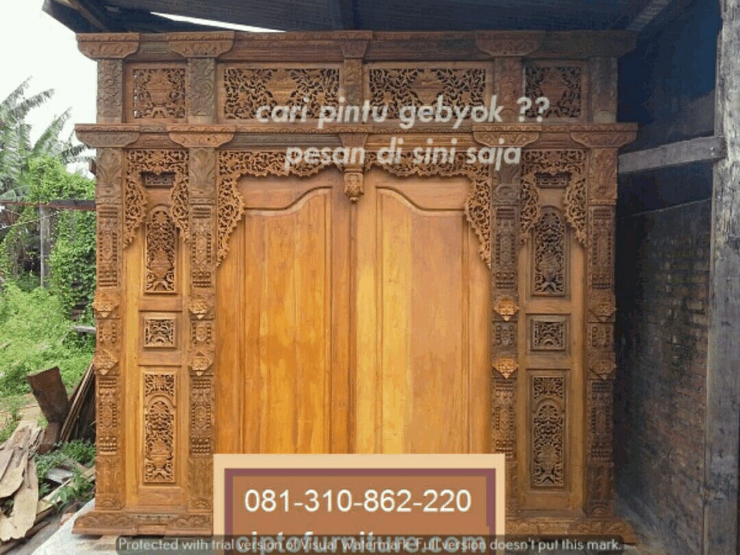 Detail Pintu Rumah Ukiran Nomer 42