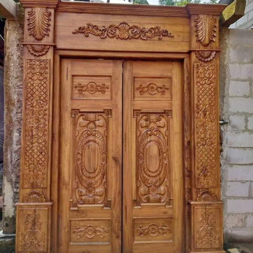 Detail Pintu Rumah Ukiran Jepara Nomer 28