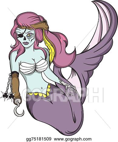 Detail Pirate And Mermaid Clipart Nomer 26