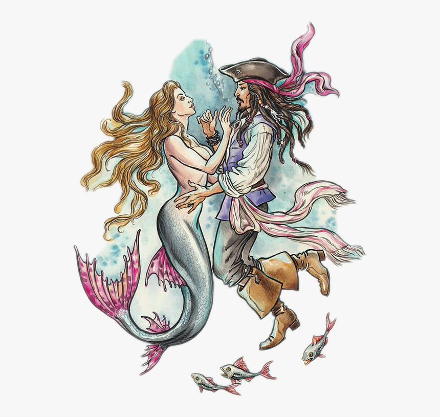 Detail Pirate And Mermaid Clipart Nomer 29