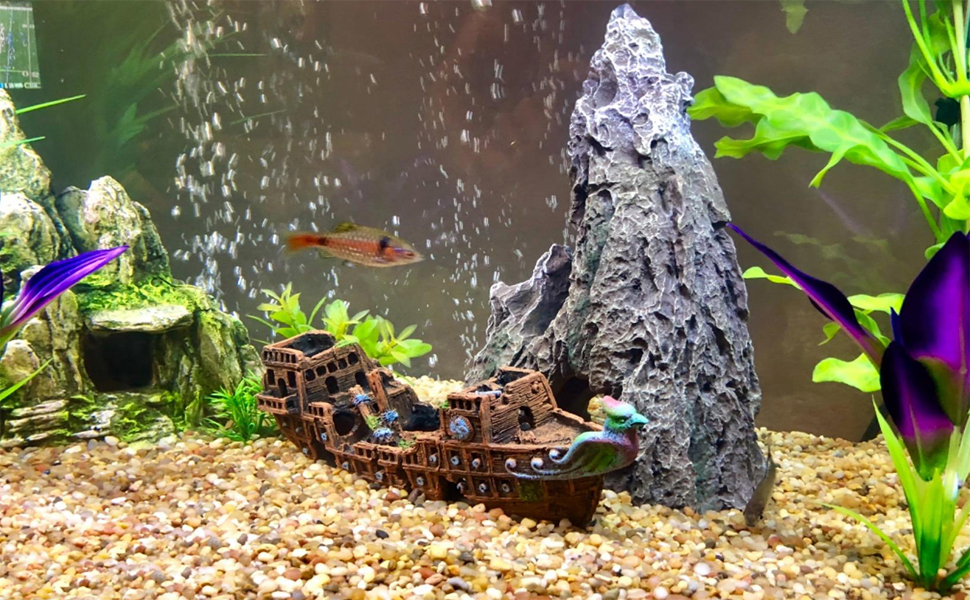 Pirate Aquarium Decoration - KibrisPDR