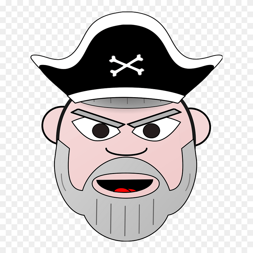 Detail Pirate Beard Clipart Nomer 28