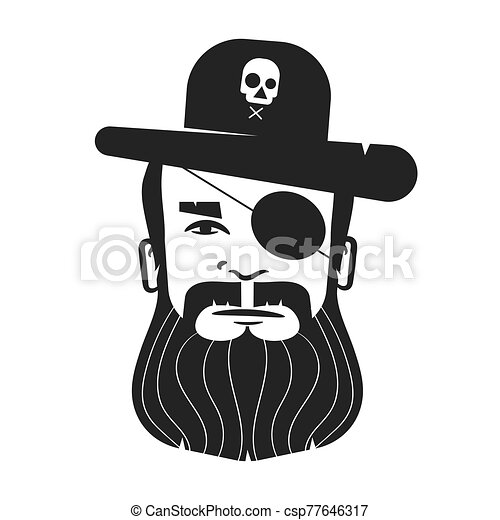Detail Pirate Beard Clipart Nomer 38