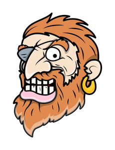 Detail Pirate Beard Clipart Nomer 45