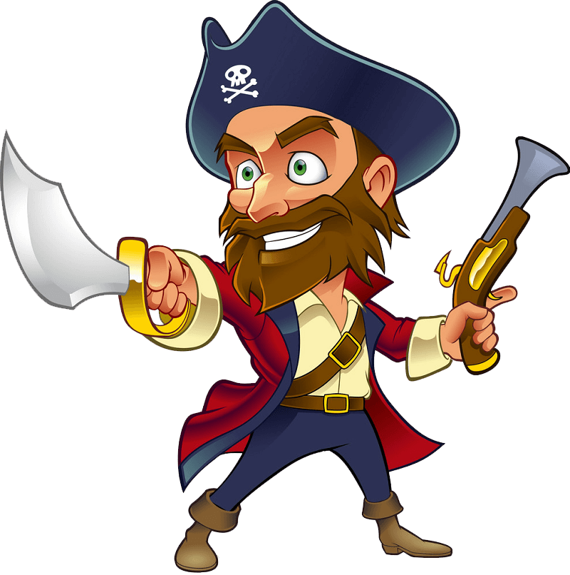 Detail Pirate Clipart Transparent Nomer 17