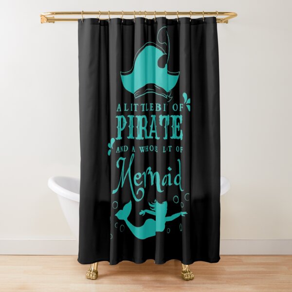 Download Pirate Mermaid Shower Curtain Nomer 21