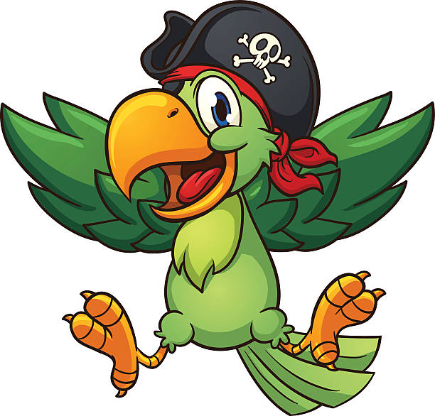 Detail Pirate Parrot Clipart Nomer 18