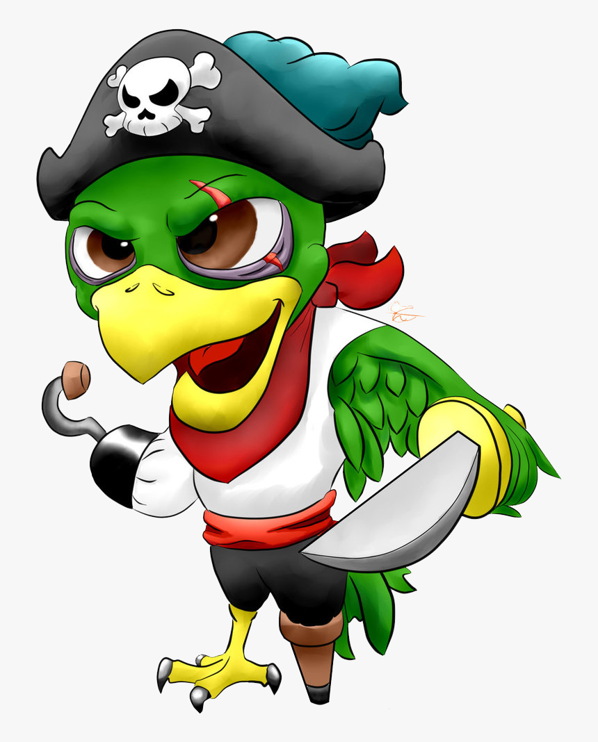 Detail Pirate Parrot Clipart Nomer 32