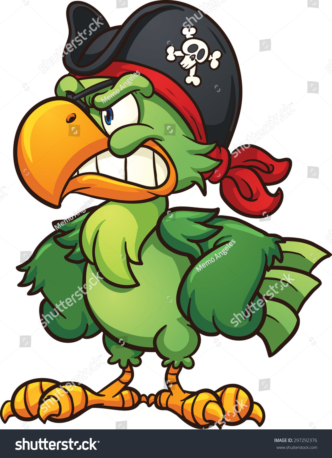 Detail Pirate Parrot Clipart Nomer 38