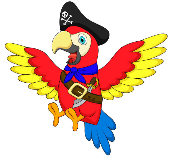 Detail Pirate Parrot Clipart Nomer 47