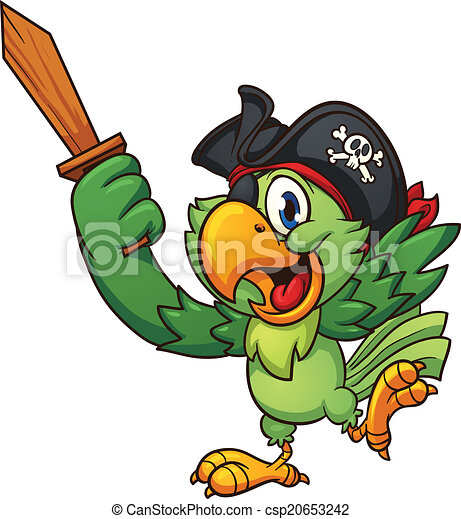 Detail Pirate Parrot Clipart Nomer 48