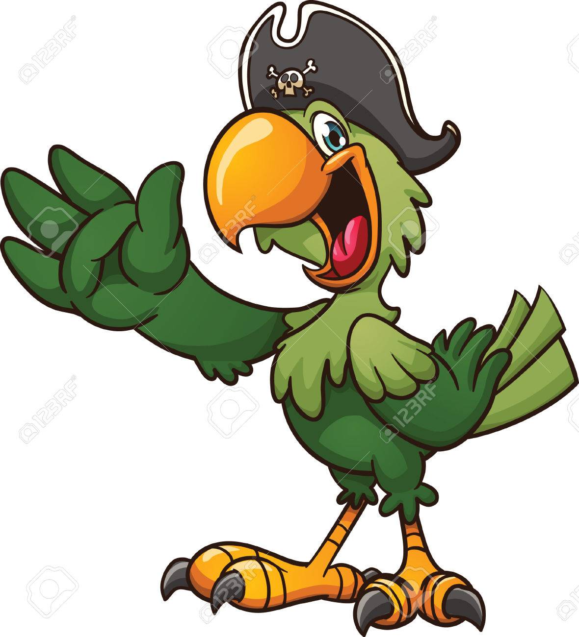 Detail Pirate Parrot Clipart Nomer 53