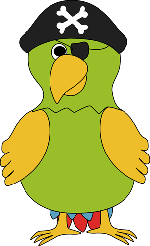 Detail Pirate Parrot Clipart Nomer 7