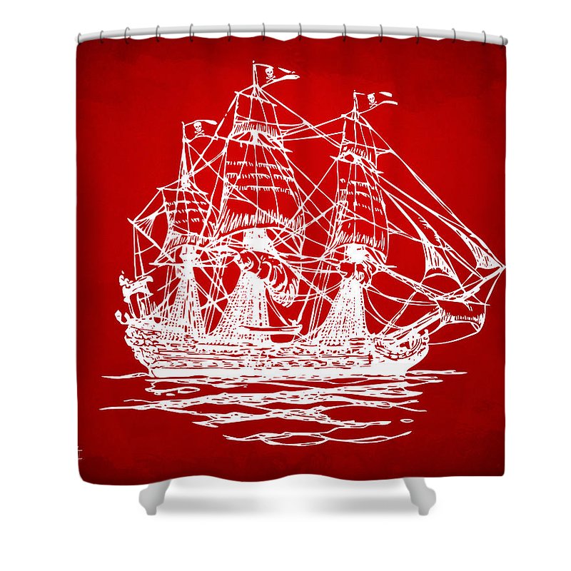 Detail Pirate Ship Shower Curtains Nomer 16