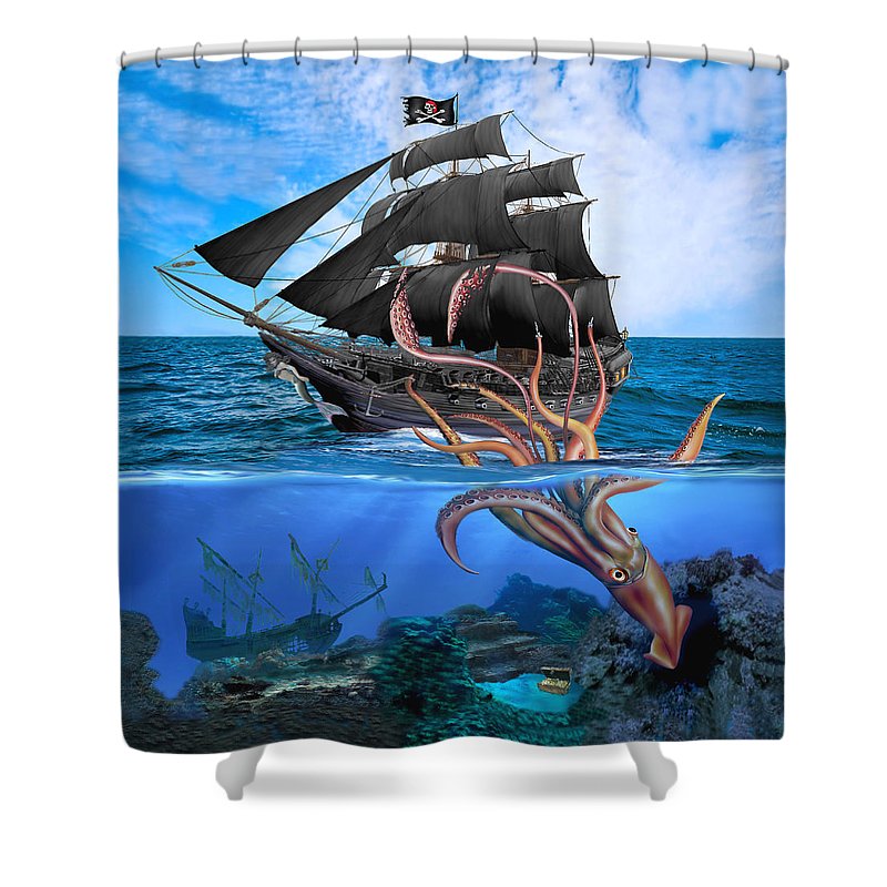 Detail Pirate Ship Shower Curtains Nomer 30