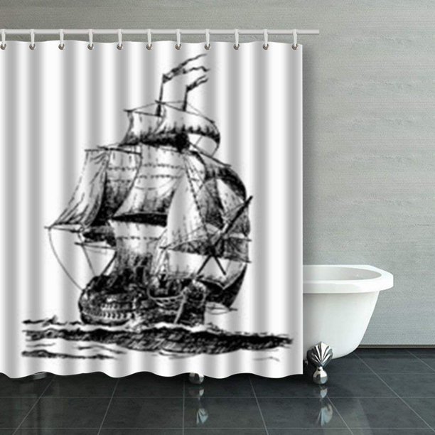 Detail Pirate Ship Shower Curtains Nomer 33