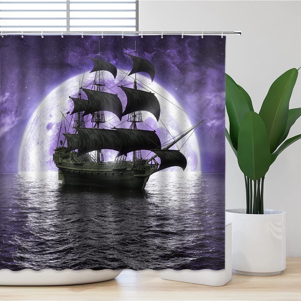 Detail Pirate Ship Shower Curtains Nomer 35