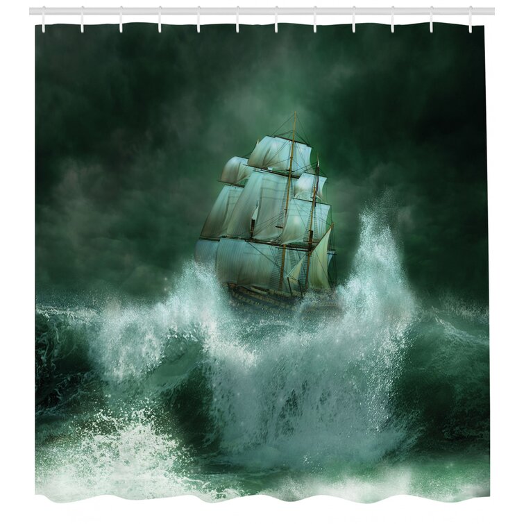 Detail Pirate Ship Shower Curtains Nomer 40