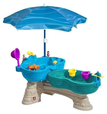 Detail Pirate Ship Water Table With Umbrella Nomer 11