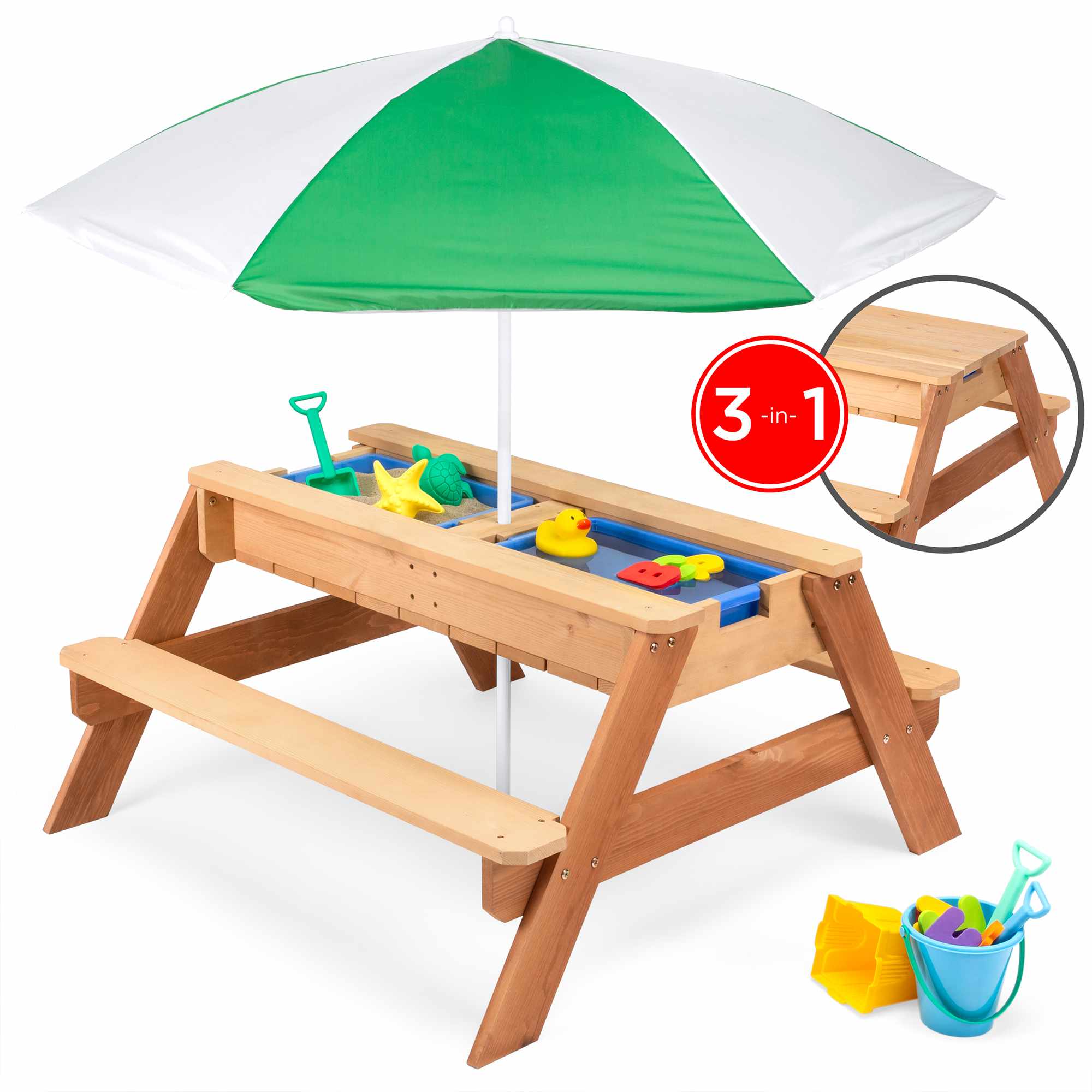 Detail Pirate Ship Water Table With Umbrella Nomer 15