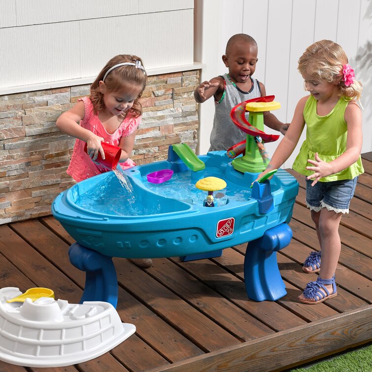 Detail Pirate Ship Water Table With Umbrella Nomer 16