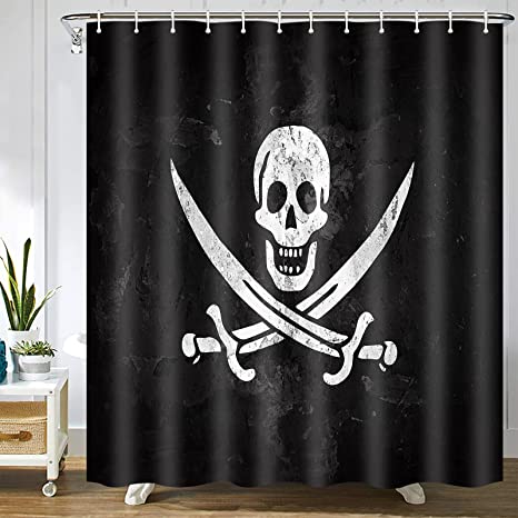 Detail Pirate Shower Curtains Nomer 22