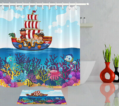 Detail Pirate Shower Curtains Nomer 25