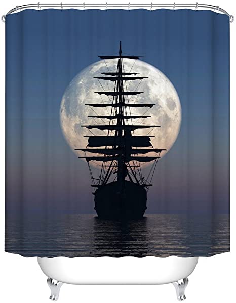 Detail Pirate Shower Curtains Nomer 45