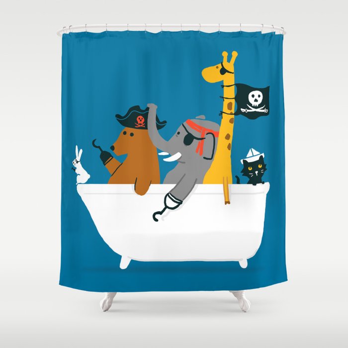 Detail Pirate Shower Curtains Nomer 57