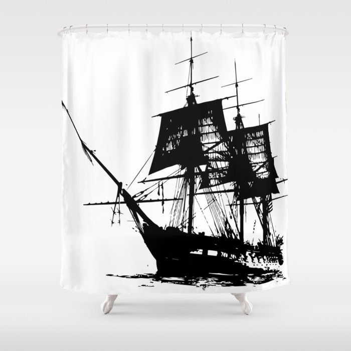 Detail Pirate Shower Curtains Nomer 58