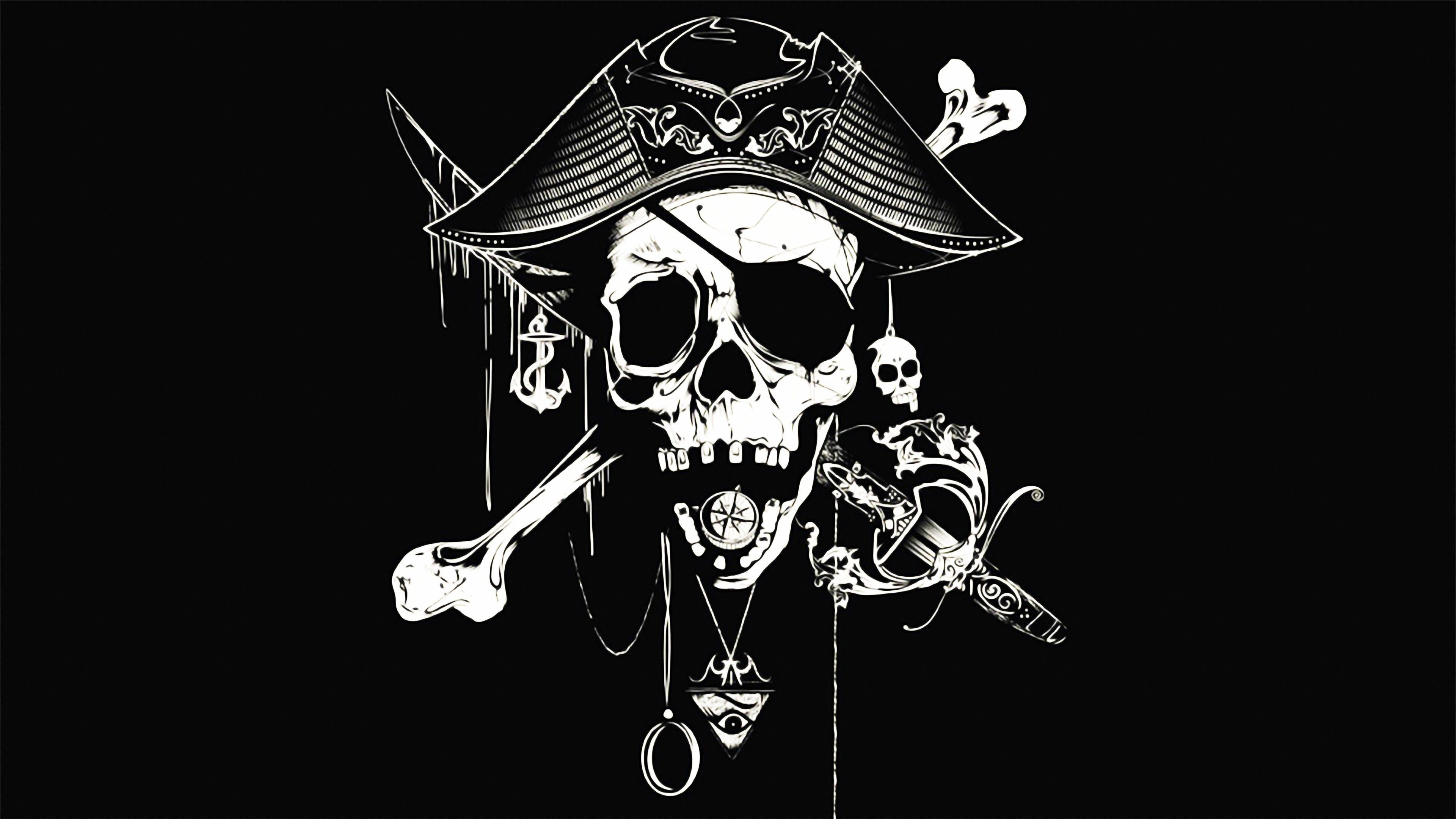 Pirates Skull Wallpaper - KibrisPDR