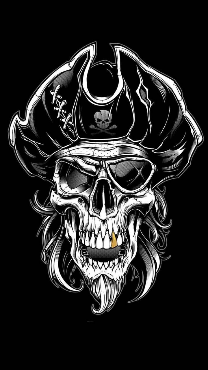 Detail Pirates Skull Wallpaper Nomer 2