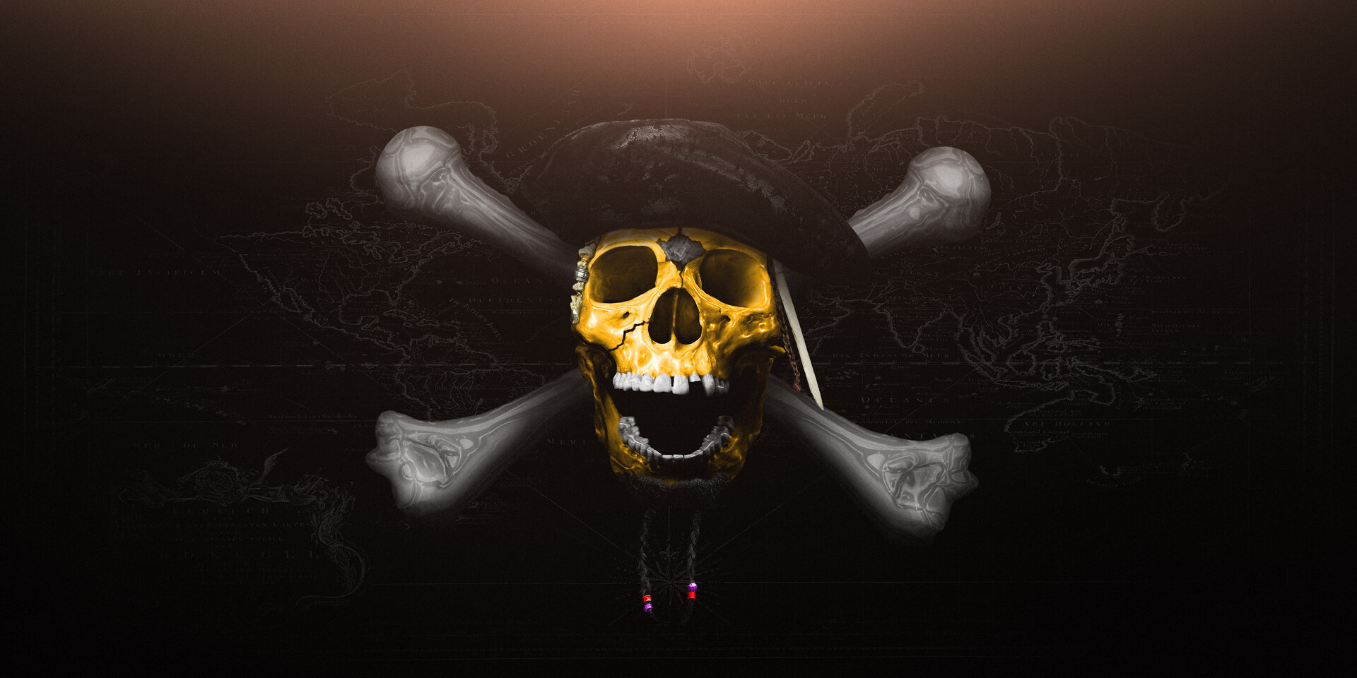 Detail Pirates Skull Wallpaper Nomer 31