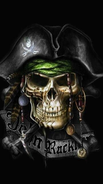 Detail Pirates Skull Wallpaper Nomer 8