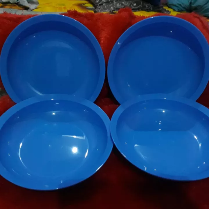 Detail Piring Tupperware Biru Nomer 17