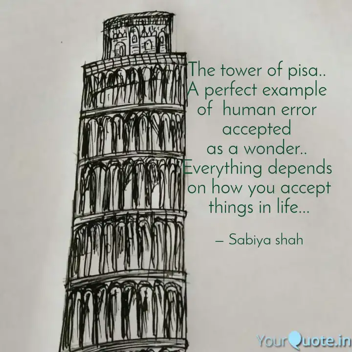 Detail Pisa Tower Quotes Nomer 7