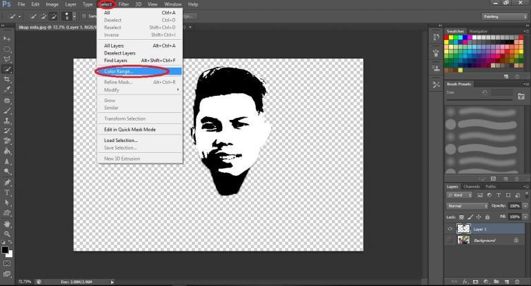 Detail Pisahkan Kata Dengan Gambar Menggunakan Photoshop Nomer 2