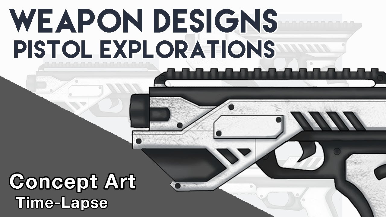 Detail Pistol Gun Design Nomer 13