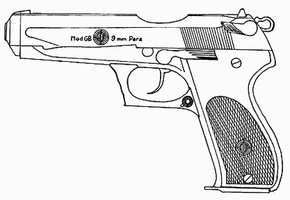 Detail Pistol Gun Design Nomer 5