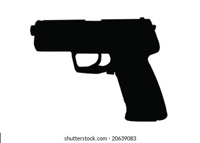 Detail Pistol Vector Png Nomer 24