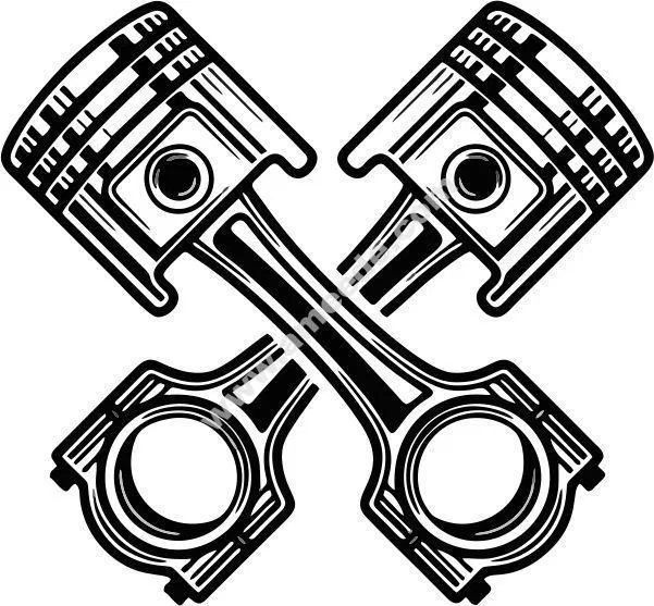 Detail Piston Vector Cdr Nomer 6