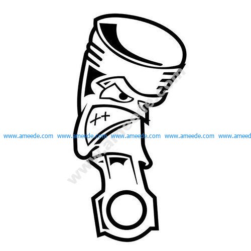 Detail Piston Vector Cdr Nomer 46