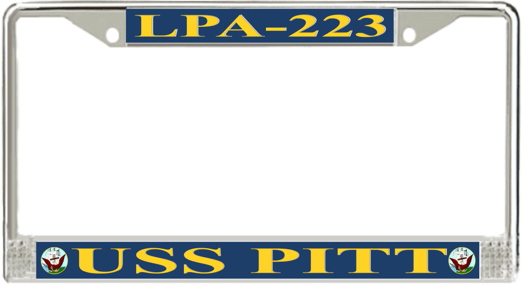 Detail Pitt License Plate Frame Nomer 11