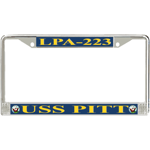 Detail Pitt License Plate Frame Nomer 18