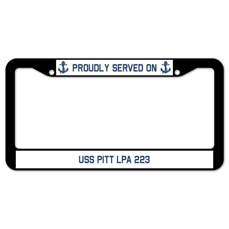 Detail Pitt License Plate Frame Nomer 40