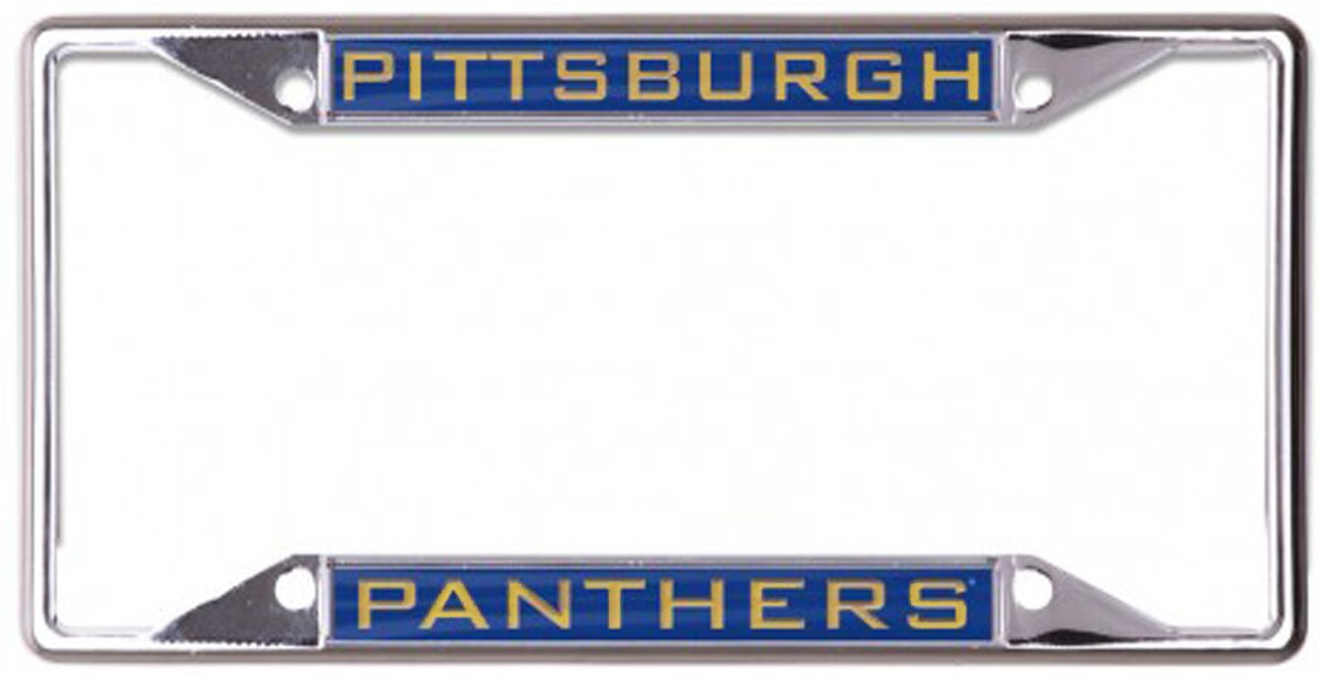 Detail Pitt License Plate Frame Nomer 46