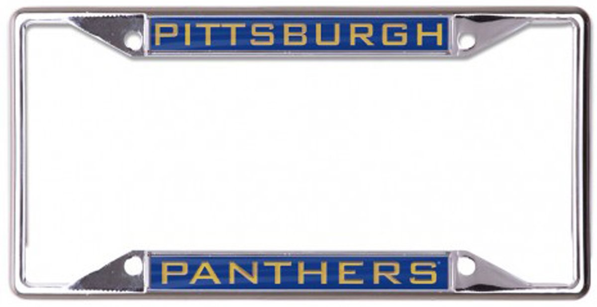Detail Pitt License Plate Frame Nomer 46