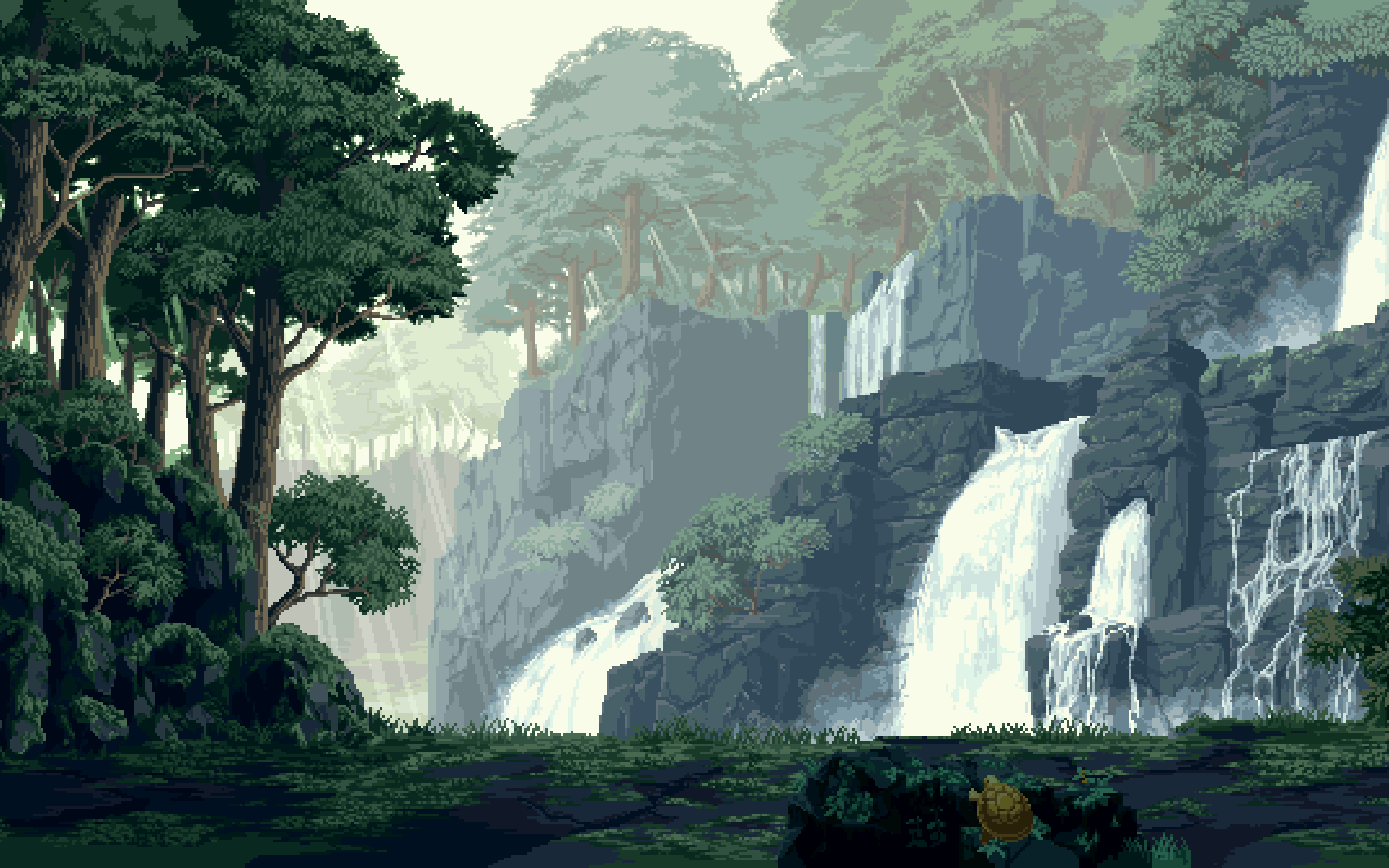 Detail Pixel Art Background Nomer 28