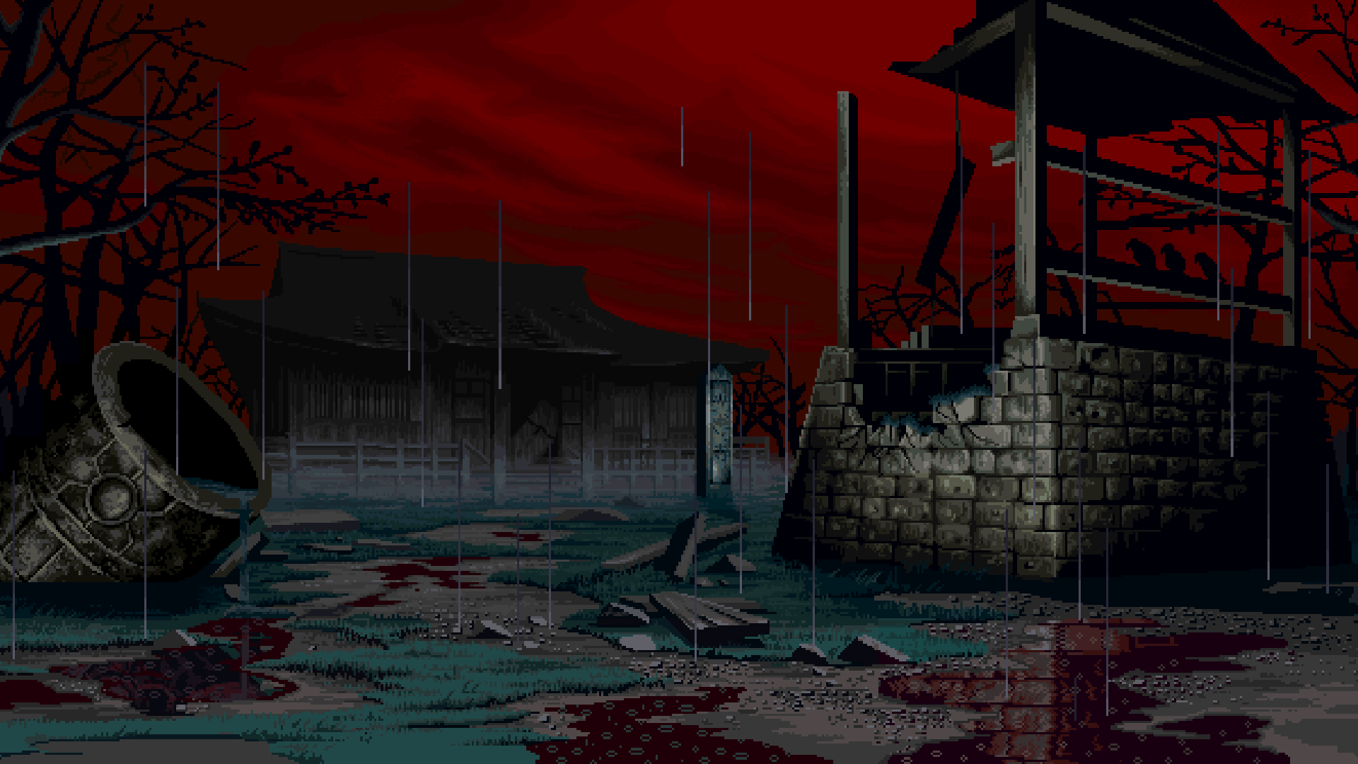 Detail Pixel Art Background Nomer 44